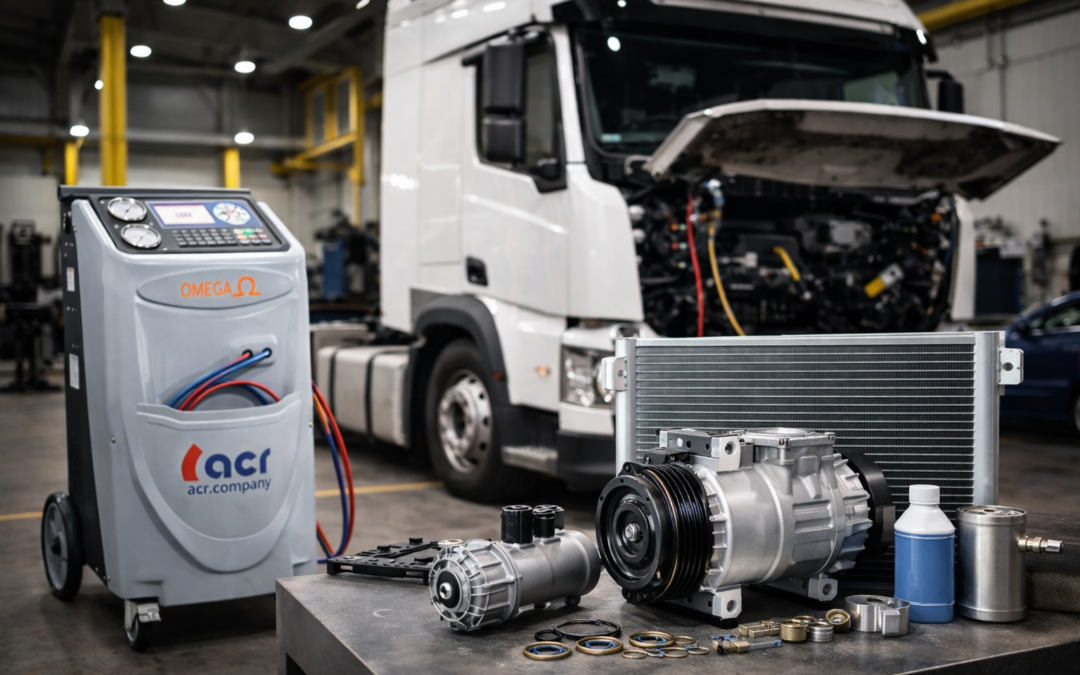 Climatización en vehículos industriales: exigencias técnicas y recambios más habituales