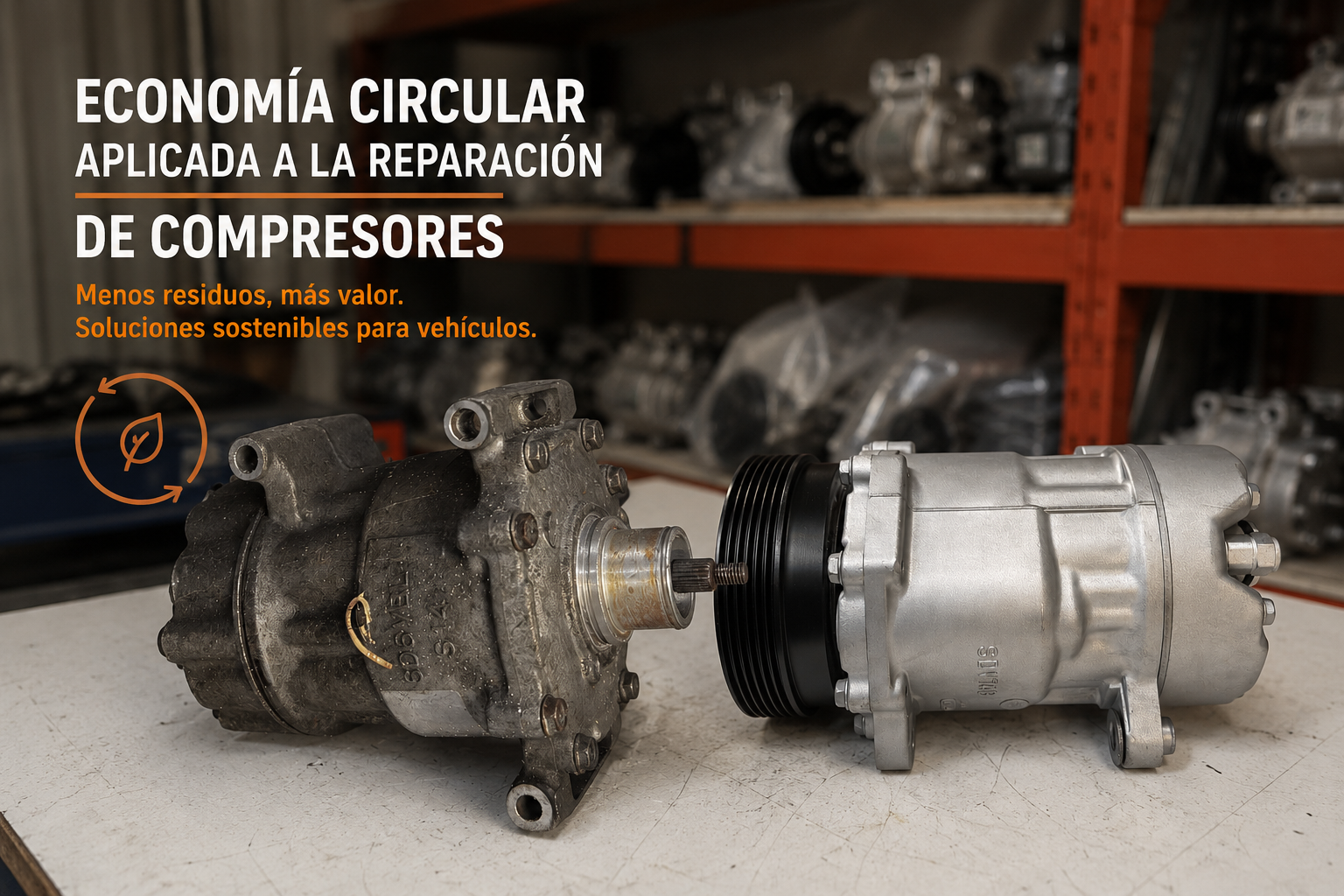 Economía circular aplicada a la reparación de componentes de aire acondicionado para vehículos