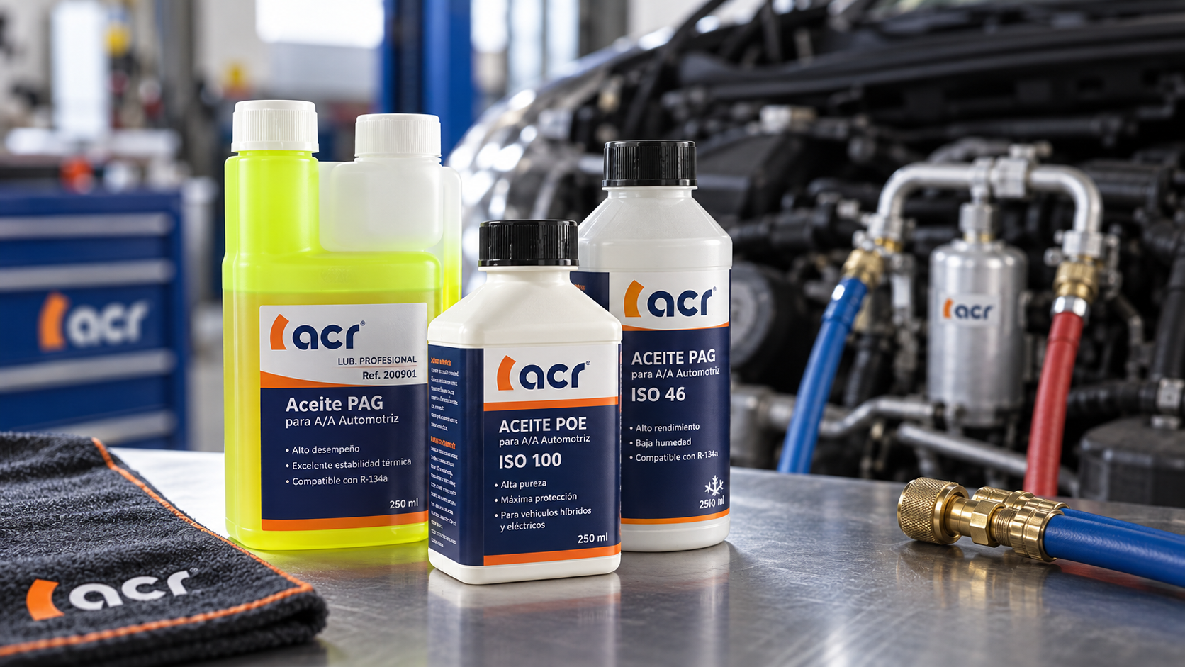 Aceites POE y PAG en aire acondicionado de vehículos: por qué no todos los lubricantes trabajan igual